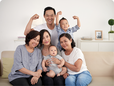 ครอบครัวที่ต้องการความมั่นใจ 100%